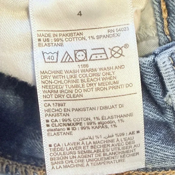 Old Navy Women's OG Short High-Rise Denim Shorts Sz 4 - Picture 5 of 9